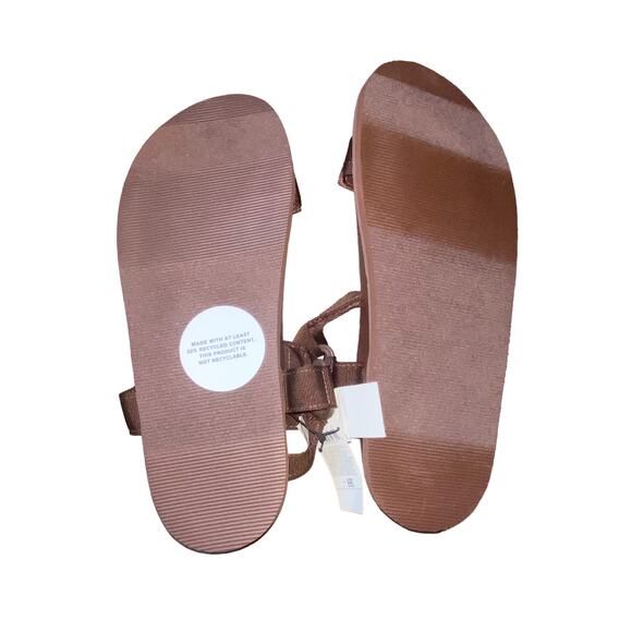 GAP y2k Sporty Strap Sandals Chocolate Bar NWTs size 11 - Picture 9 of 10